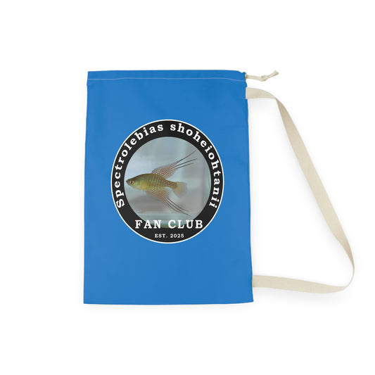 LAUNDRY BAG - Shohei Ohtani Fish Fan Club Design Laundry Bag - Fan Club Design Drawstring Laundry Bag