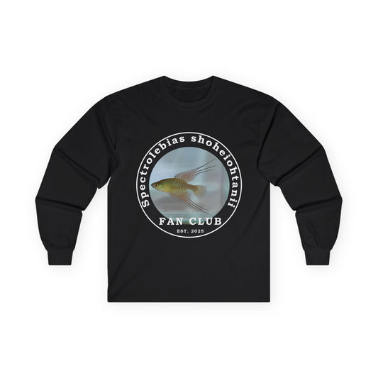 ADULT LONG SLEEVE - Shohei Ohtani Fish Fan Club ADULT Long Sleeve Tee - Fan Club Design Long Sleeve Shirt