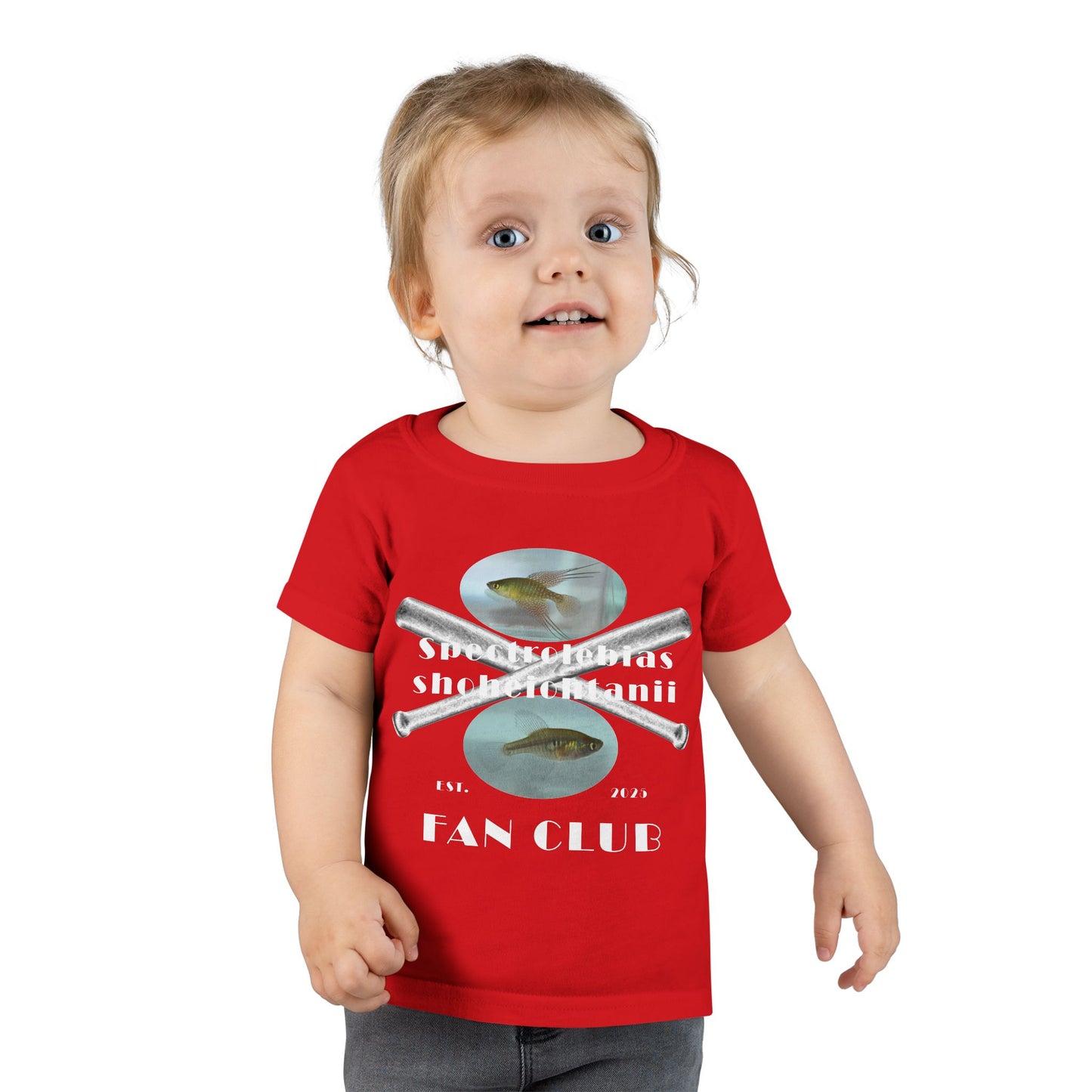 T-SHIRT - Shohei Ohtani Fish Fan Club 2T-6T TODDLER T-Shirt - Silver Bats Fan Club Design Toddler Tee
