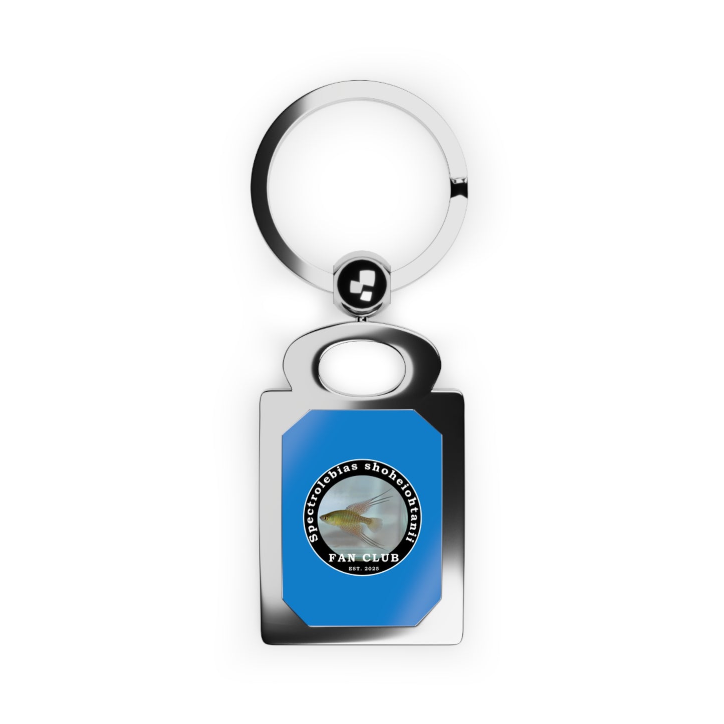 KEYRING - Shohei Ohtani Fish Fan Club Design Rectangle Keyring - Fan Club Design Keyring