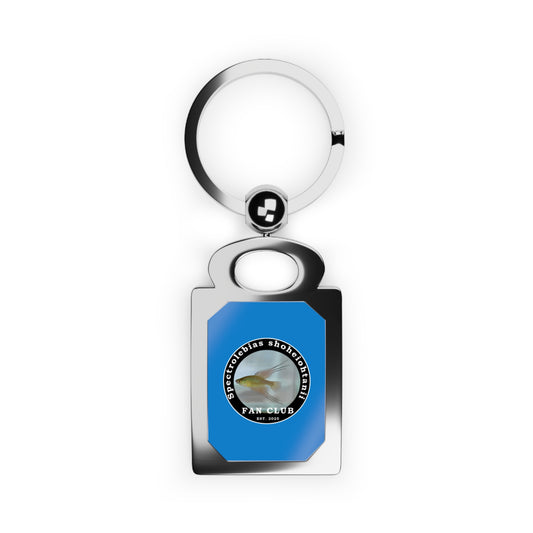 KEYRING - Shohei Ohtani Fish Fan Club Design Rectangle Keyring - Fan Club Design Keyring