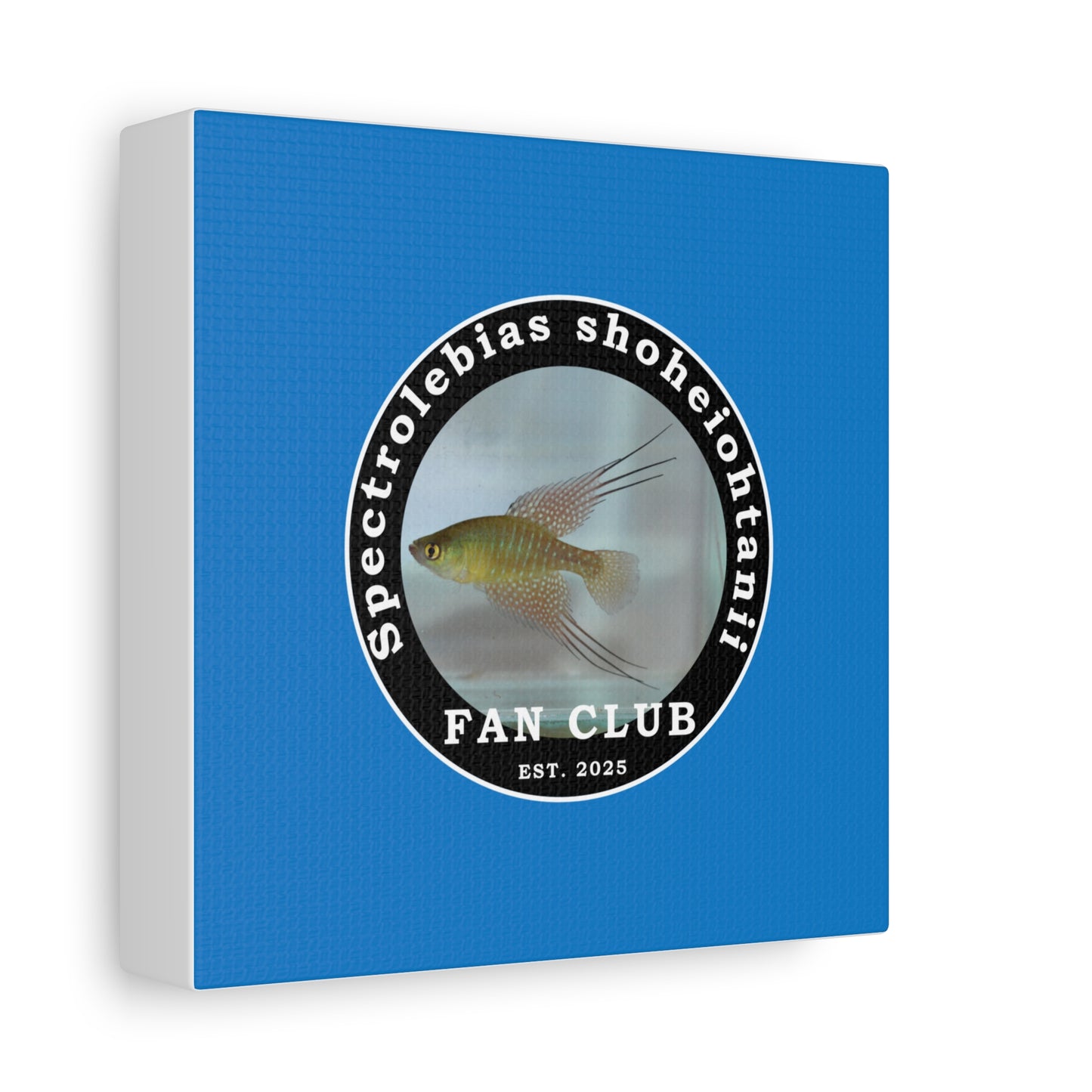 WALL ART - Shohei Ohtani Fish Fan Club Design Canvas Print - Fan Club Design Stretched Matte Wall Art