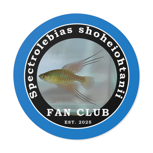 STICKER - Shohei Ohtani Fish Fan Club Design Vinyl Sticker - Fan Club Design Sticker