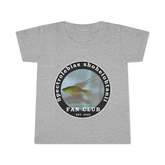 TODDLER T-SHIRT - Shohei Ohtani Fish Fan Club 2T-6T TODDLER T-Shirt - Fan Club Design Toddler Tee