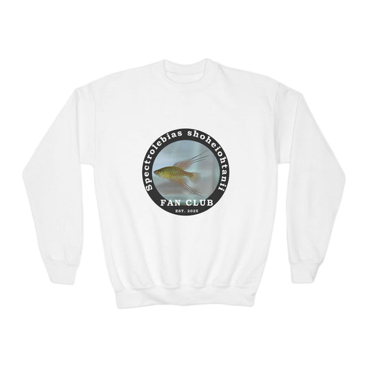 CHILD SWEATSHIRT - Shohei Ohtani Fish Fan Club CHILD Crewneck Sweatshirt - Fan Club Design Child Sweatshirt