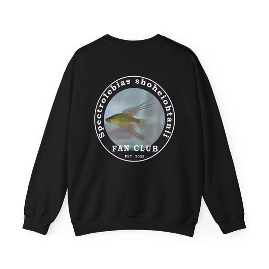 ADULT SWEATSHIRT - Shohei Ohtani Fish Fan Club ADULT Crewneck Sweatshirt - Fan Club Design Adult Sweatshirt