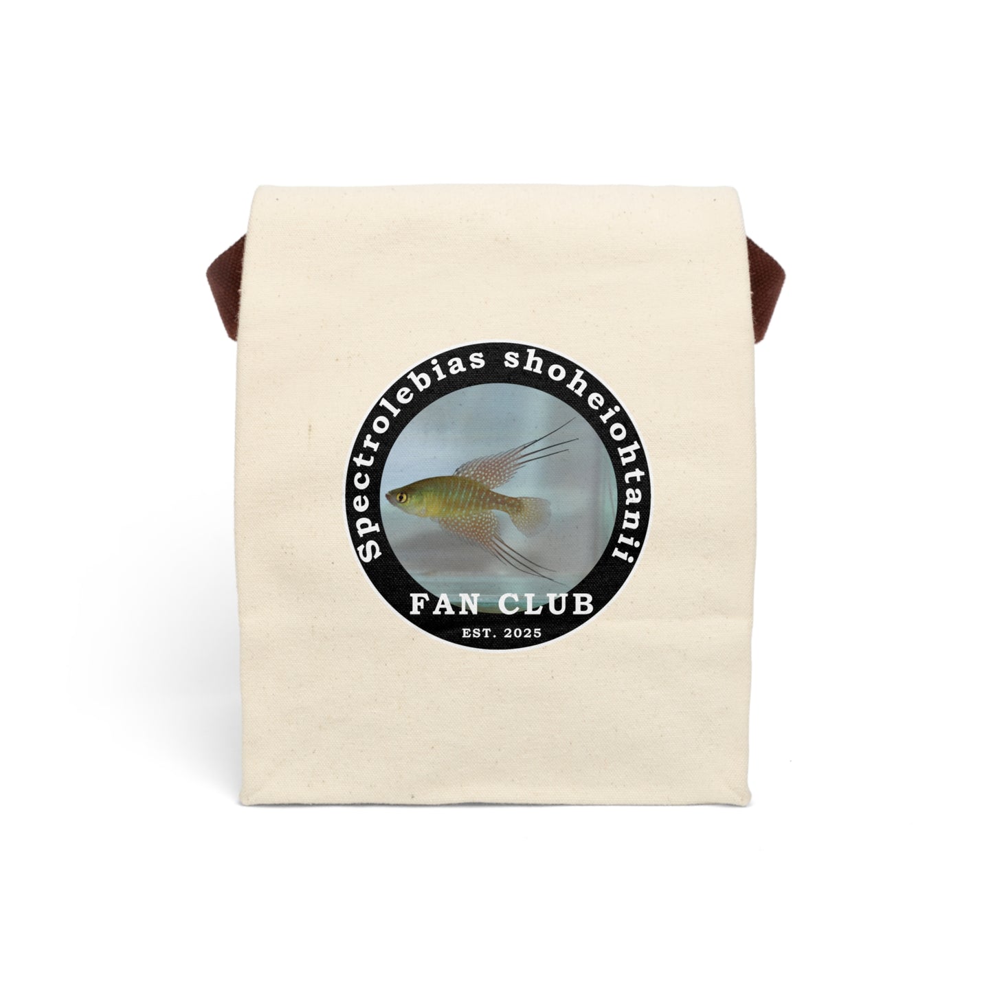 ランチバッグ - 大谷翔平 フィッシュ ファンクラブデザイン キャンバスランチバッグ - ファンクラブデザイン キャンバスランチバッグ