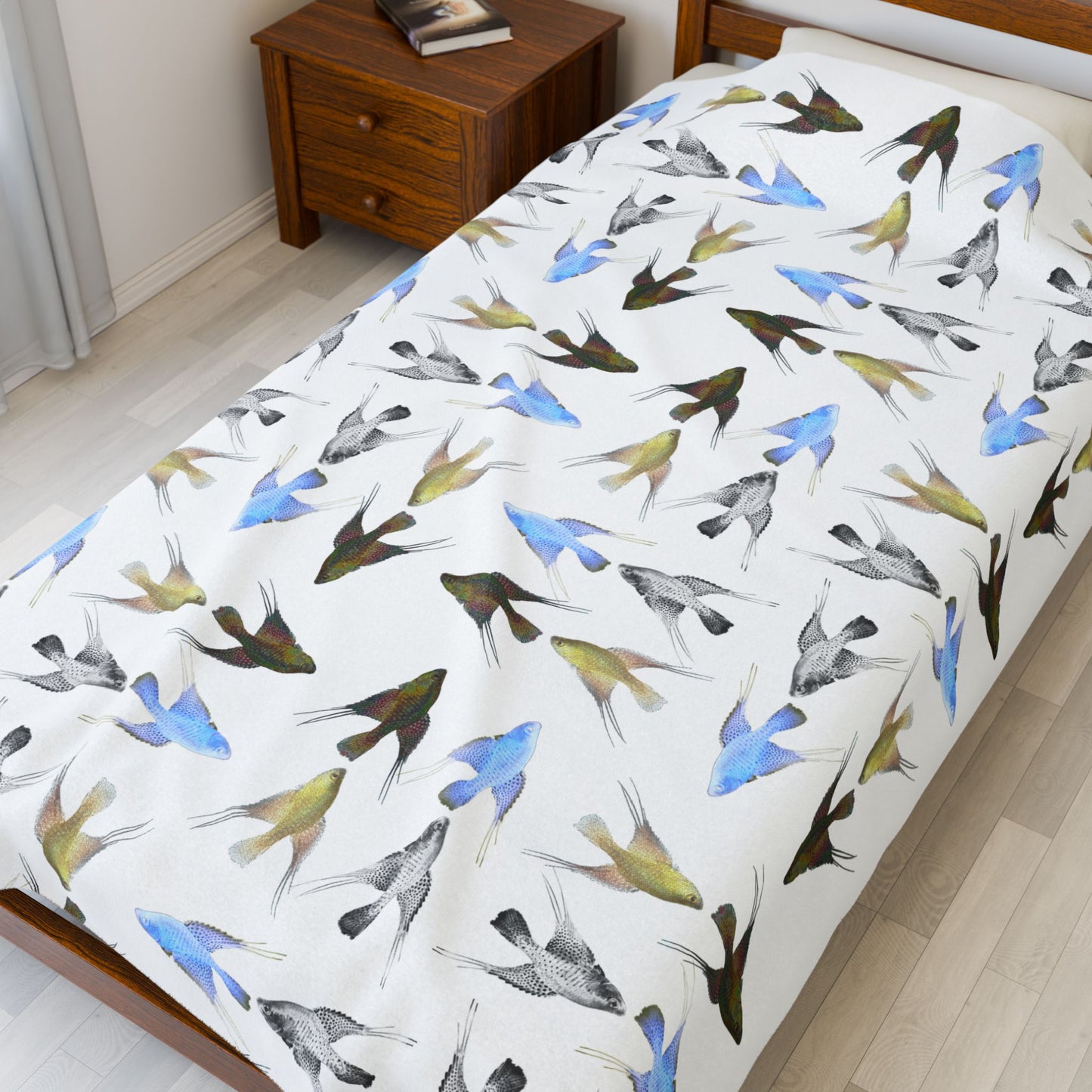 ブランケット - 大谷翔平 フィッシュ エクストリームデザイン ベルベット プラッシュブランケット - エクストリームパターン ソフトスロー 寝室・子供部屋用