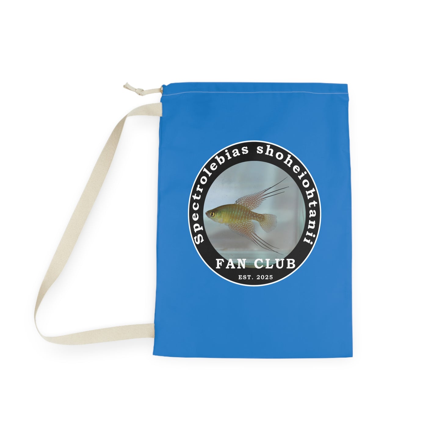 LAUNDRY BAG - Shohei Ohtani Fish Fan Club Design Laundry Bag - Fan Club Design Drawstring Laundry Bag