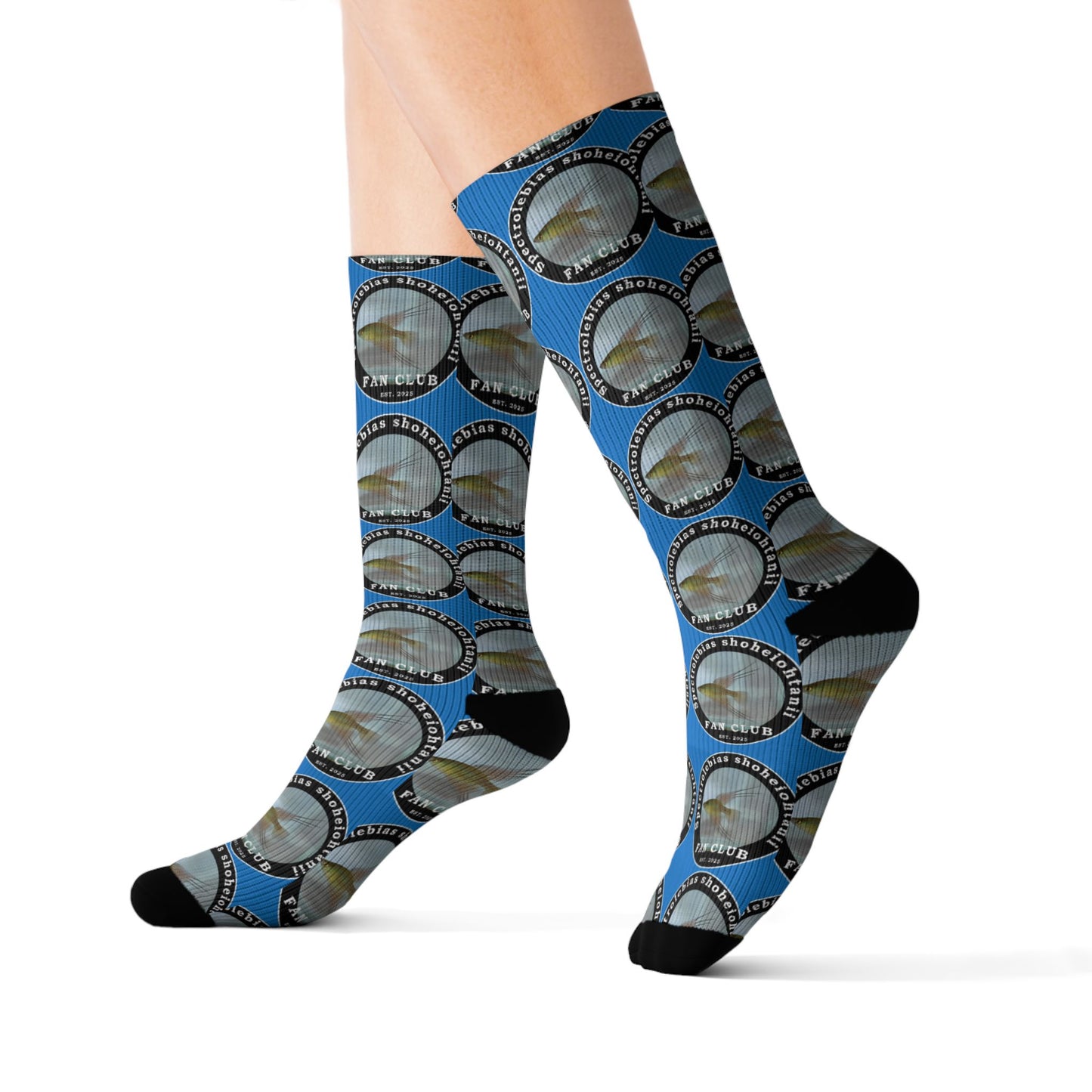ADULT SOCKS - Shohei Ohtani Fish Fan Club ADULT Socks - Fan Club Design Socks