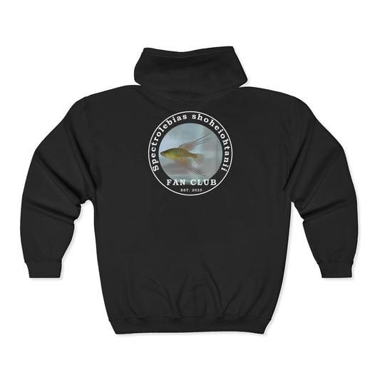 ADULT HOODIE - Shohei Ohtani Fish Fan Club ADULT Zip-Up Hoodie - Fan Club Unisex Adult Hoodie