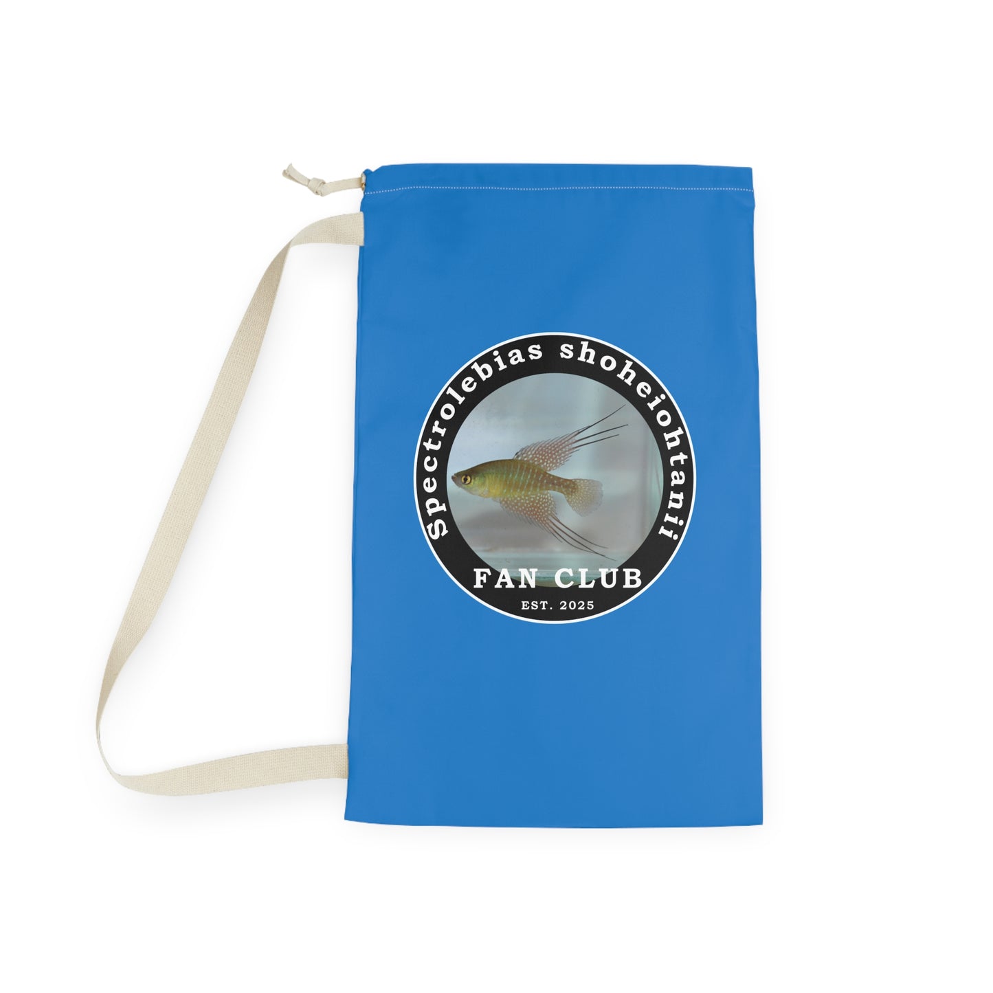LAUNDRY BAG - Shohei Ohtani Fish Fan Club Design Laundry Bag - Fan Club Design Drawstring Laundry Bag